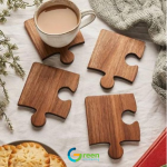 Puzzle MDF Wood Coaster Set – Code 131